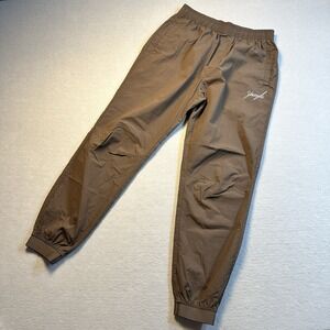 YoungLA YLA2540 225 AirWave Joggers Womens Brown Track Pants Gym Lounge Medium